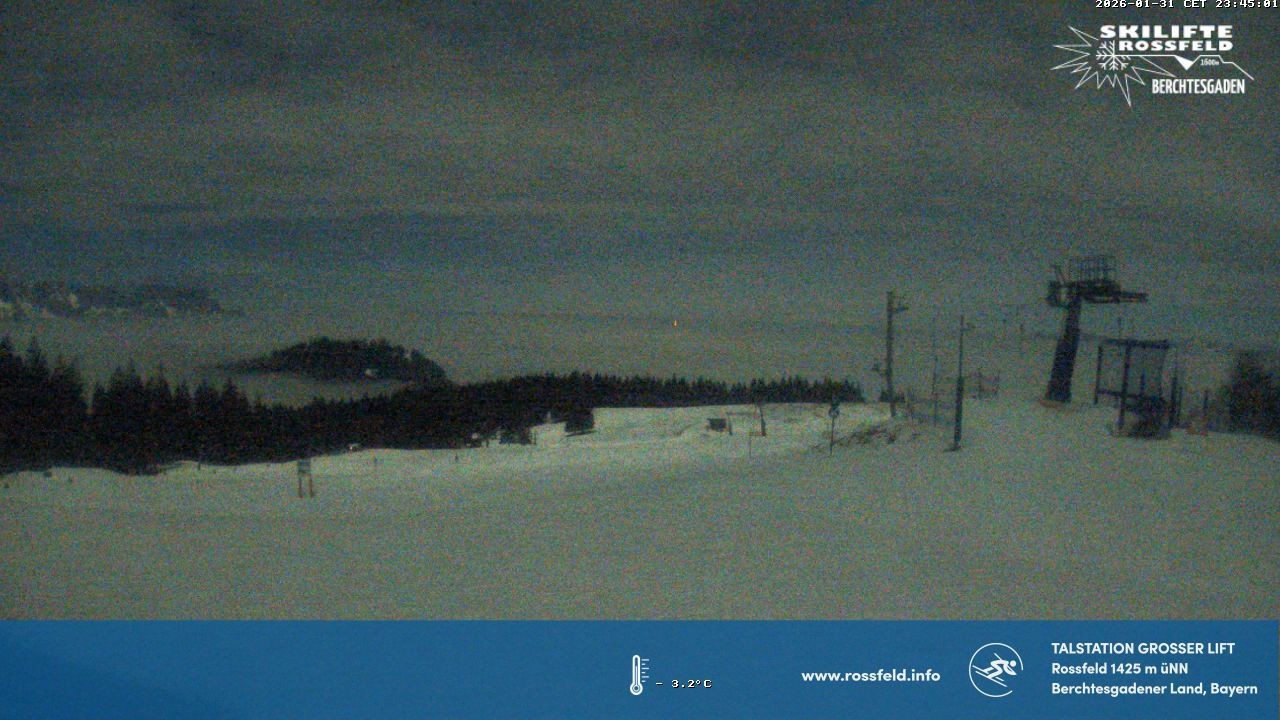 Archiv Foto Webcam Skigebiet Rossfeld: Großer Lift