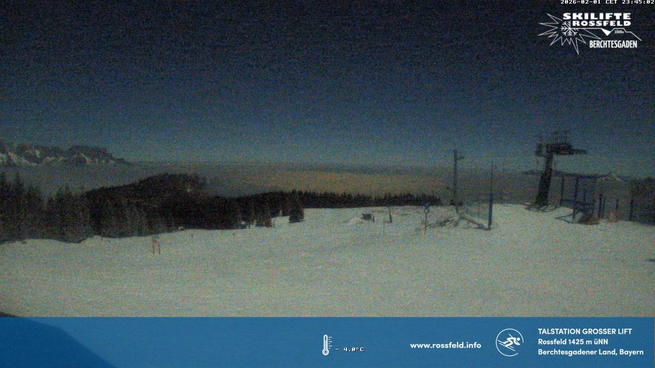 Archiv Foto Webcam Skigebiet Rossfeld: Großer Lift