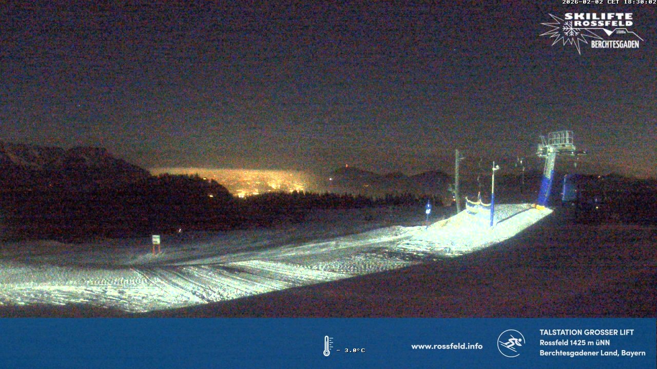Archived image Webcam Rossfeld ski resort: Großer lift T-Bar