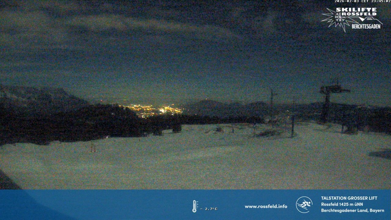 Archived image Webcam Rossfeld ski resort: Großer lift T-Bar