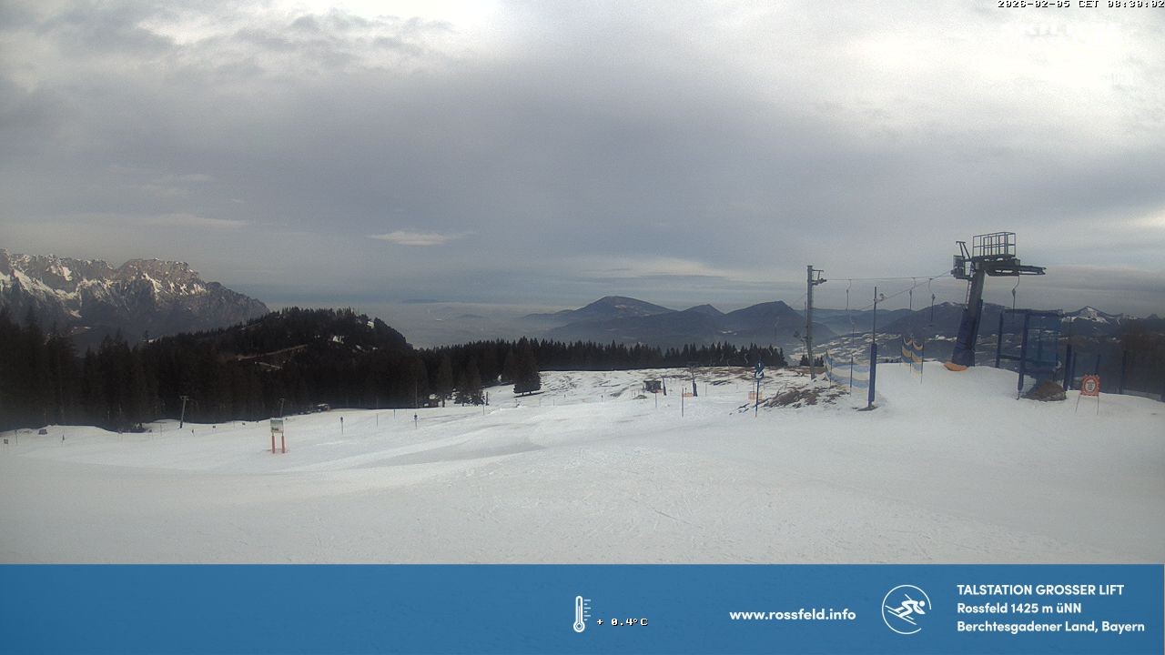 Archiv Foto Webcam Skigebiet Rossfeld: Großer Lift