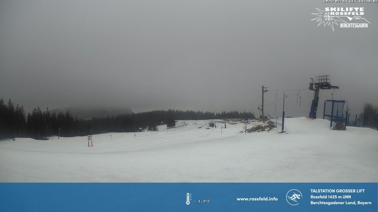 Archiv Foto Webcam Skigebiet Rossfeld: Großer Lift