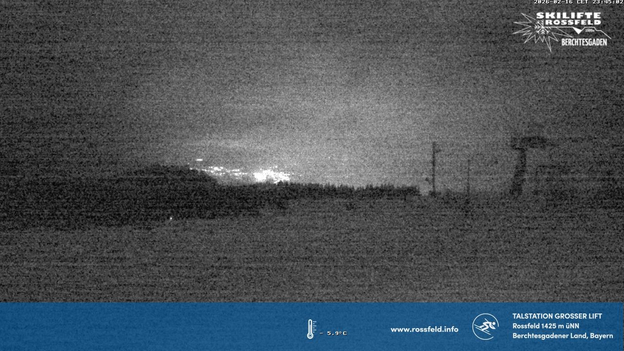 Archiv Foto Webcam Skigebiet Rossfeld: Großer Lift