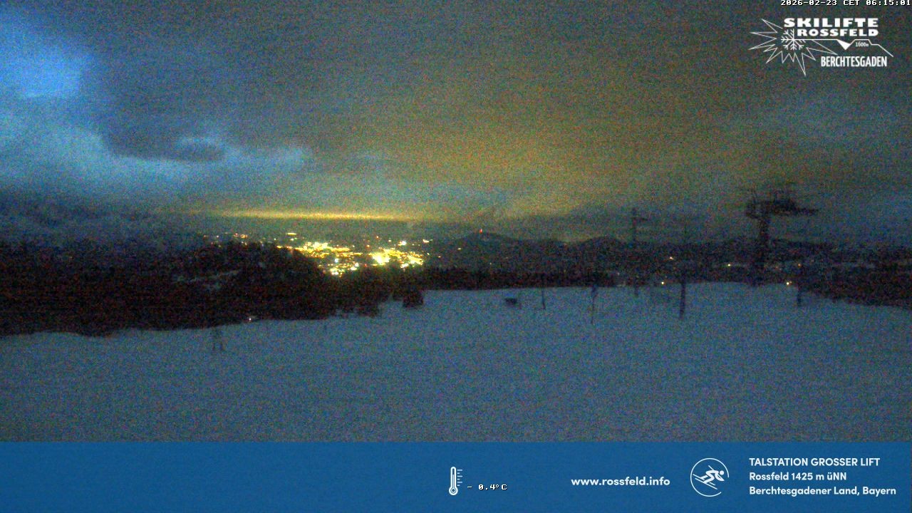 Archiv Foto Webcam Skigebiet Rossfeld: Großer Lift