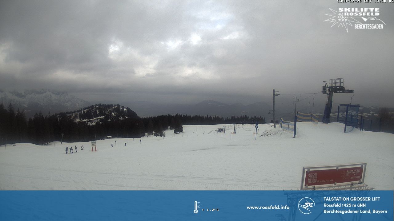 Archiv Foto Webcam Skigebiet Rossfeld: Großer Lift