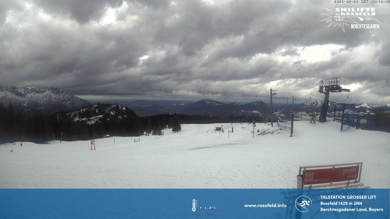 Archiv Foto Webcam Skigebiet Rossfeld: Großer Lift