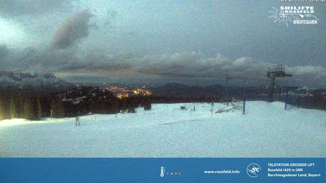 Archiv Foto Webcam Skigebiet Rossfeld: Großer Lift