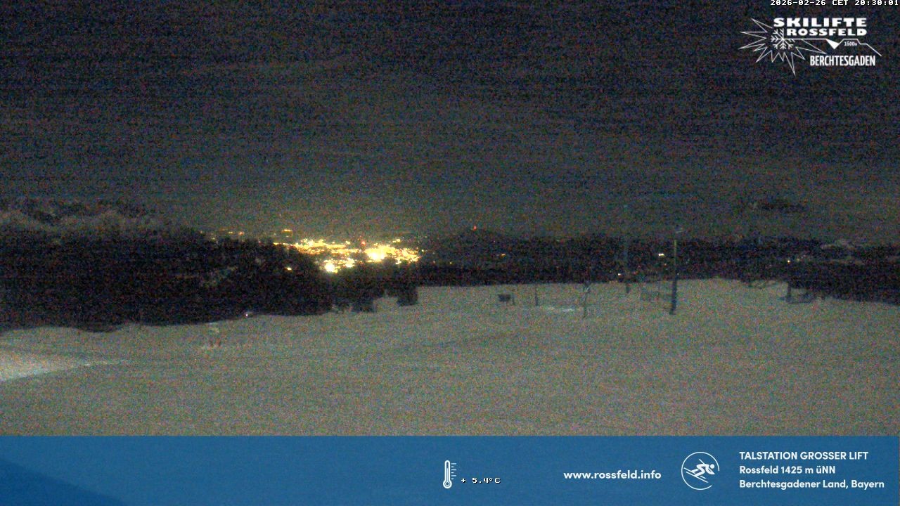 Archived image Webcam Rossfeld ski resort: Großer lift T-Bar