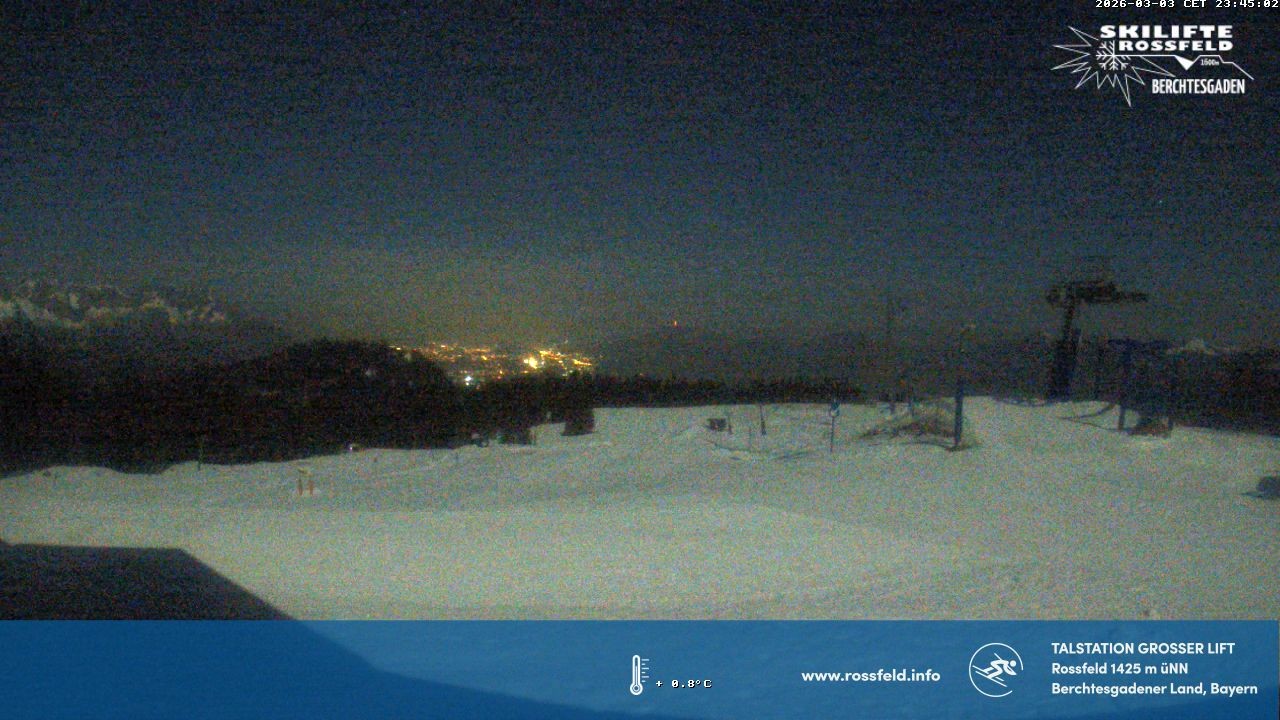 Archiv Foto Webcam Skigebiet Rossfeld: Großer Lift