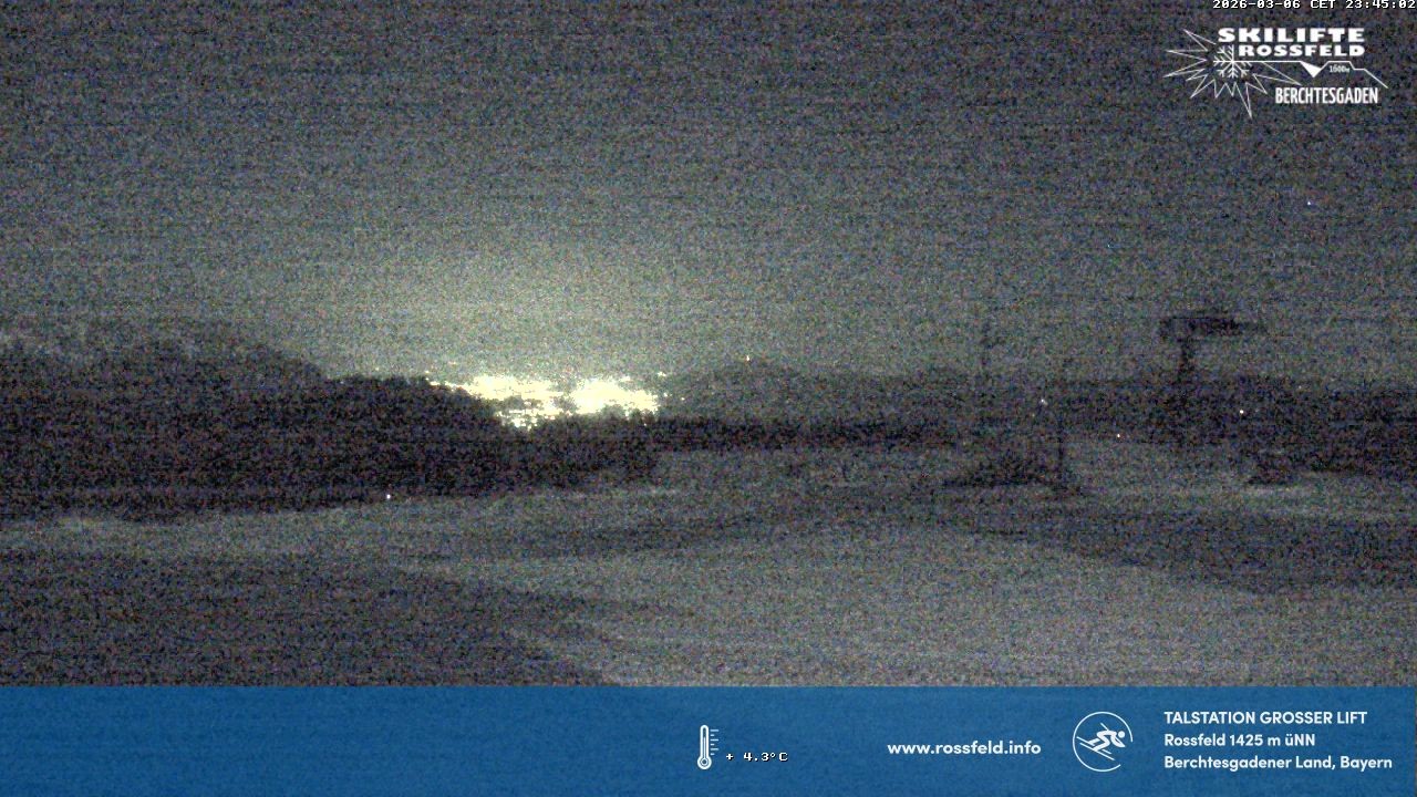 Archiv Foto Webcam Skigebiet Rossfeld: Großer Lift