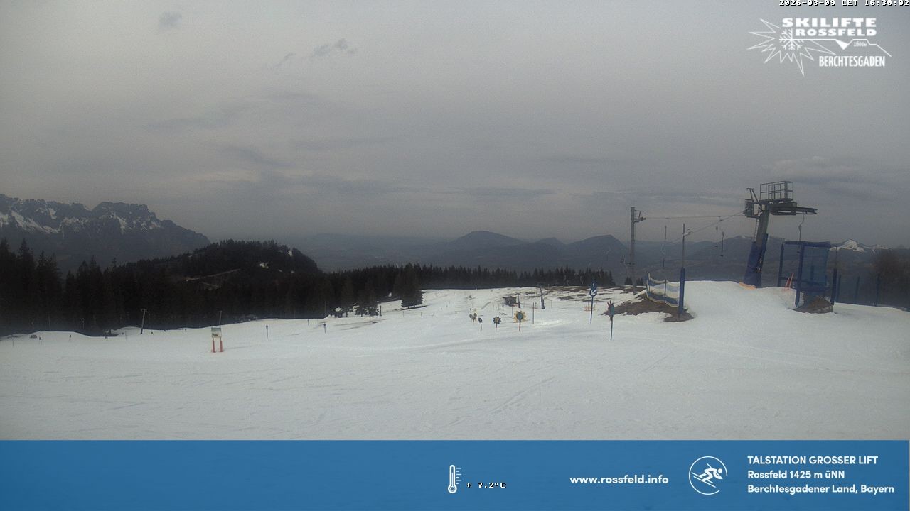 Archiv Foto Webcam Skigebiet Rossfeld: Großer Lift