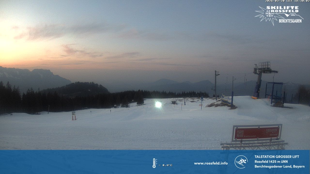 Archiv Foto Webcam Skigebiet Rossfeld: Großer Lift