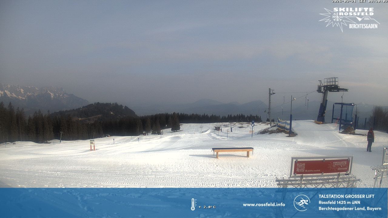 Archiv Foto Webcam Skigebiet Rossfeld: Großer Lift