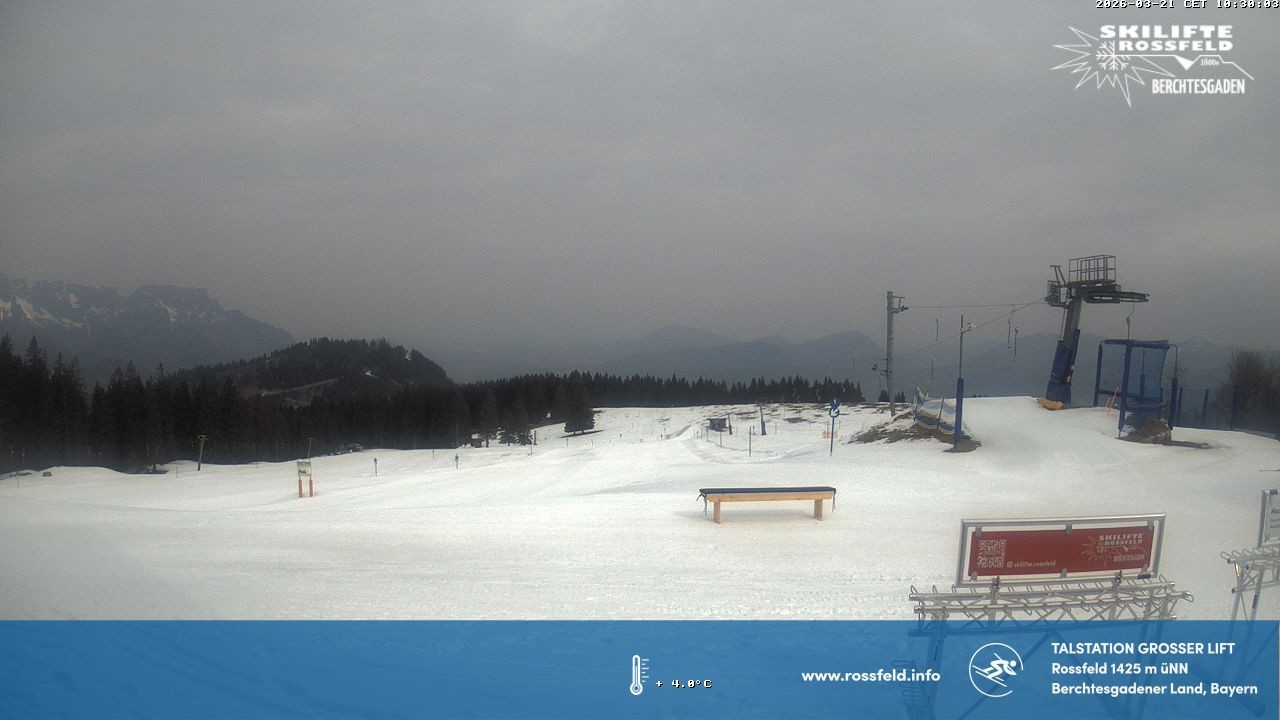 Archiv Foto Webcam Skigebiet Rossfeld: Großer Lift