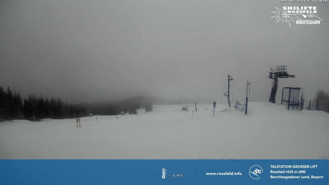 Archiv Foto Webcam Skigebiet Rossfeld: Großer Lift