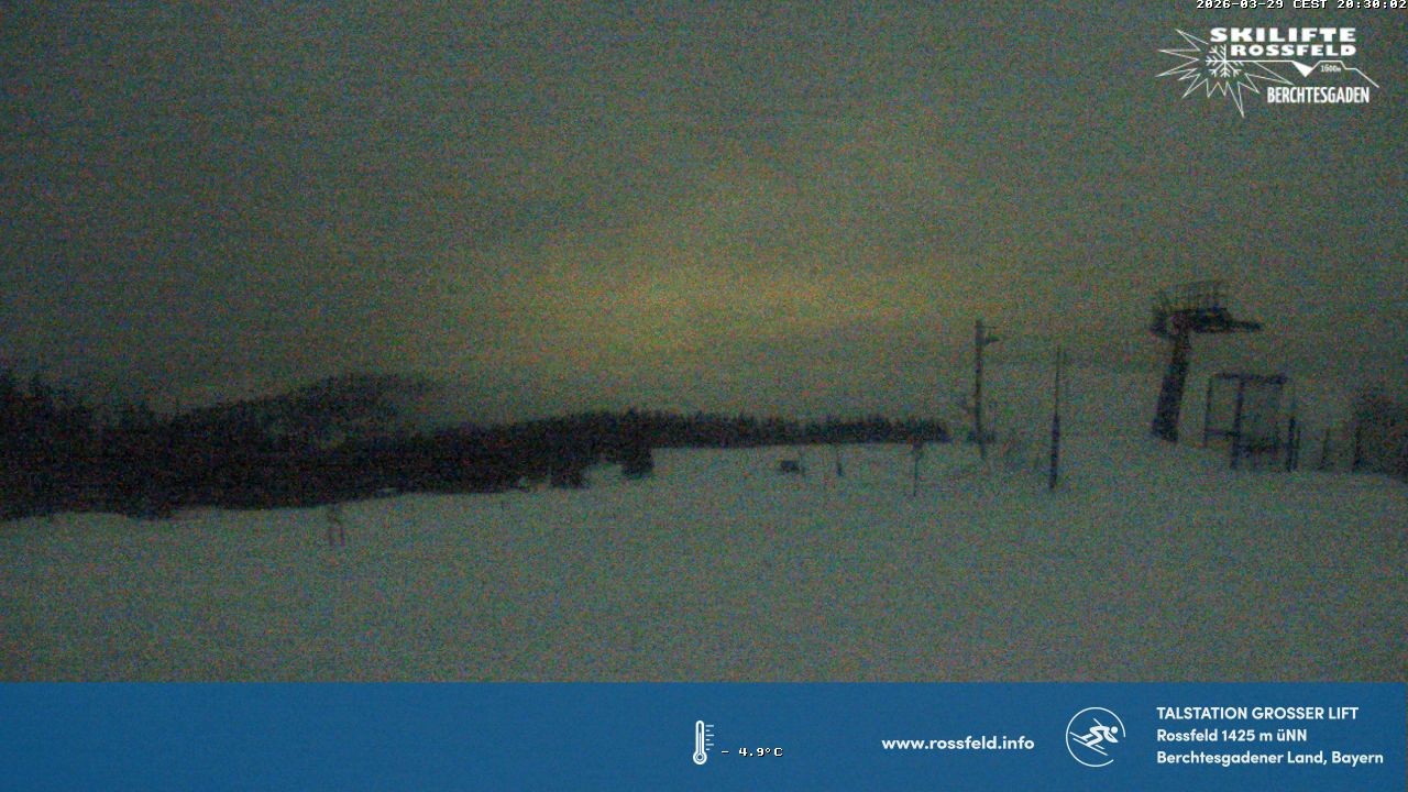 Archiv Foto Webcam Skigebiet Rossfeld: Großer Lift