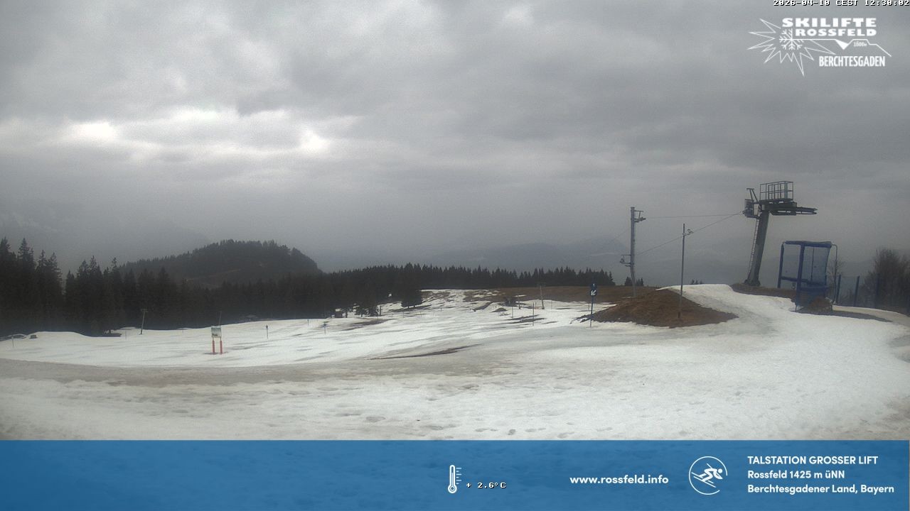 Archiv Foto Webcam Skigebiet Rossfeld: Großer Lift