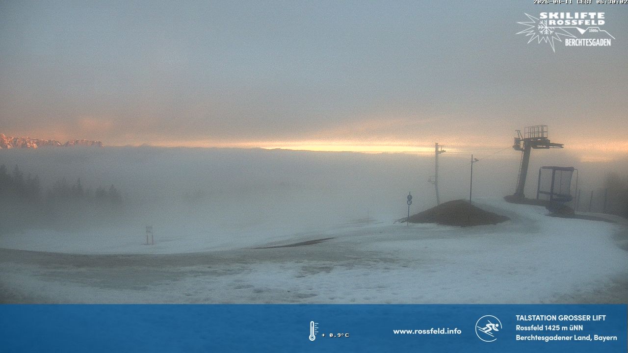 Archiv Foto Webcam Skigebiet Rossfeld: Großer Lift