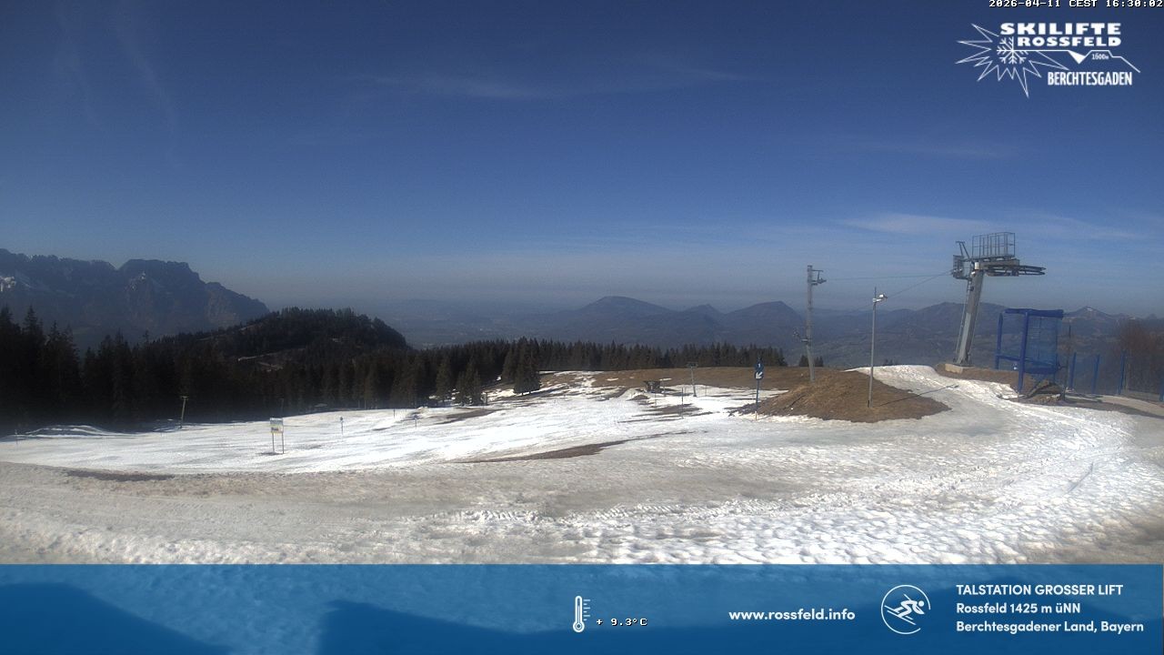 Archiv Foto Webcam Skigebiet Rossfeld: Großer Lift