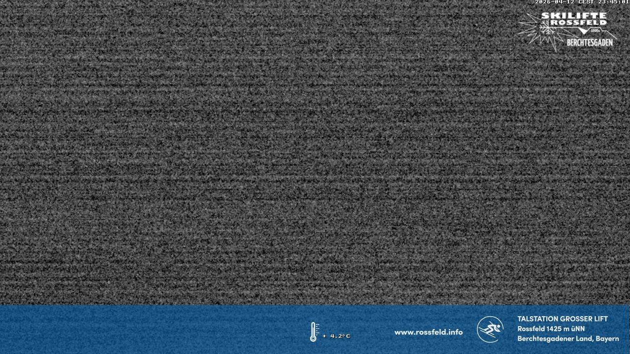 Archived image Webcam Rossfeld ski resort: Großer lift T-Bar