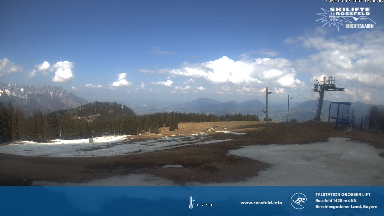 Archived image Webcam Rossfeld ski resort: Großer lift T-Bar