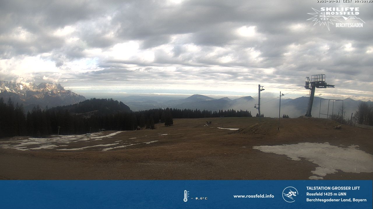 Archiv Foto Webcam Skigebiet Rossfeld: Großer Lift