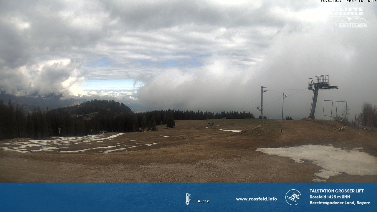 Archiv Foto Webcam Skigebiet Rossfeld: Großer Lift