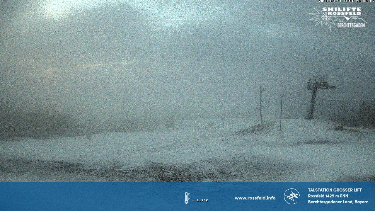 Archiv Foto Webcam Skigebiet Rossfeld: Großer Lift