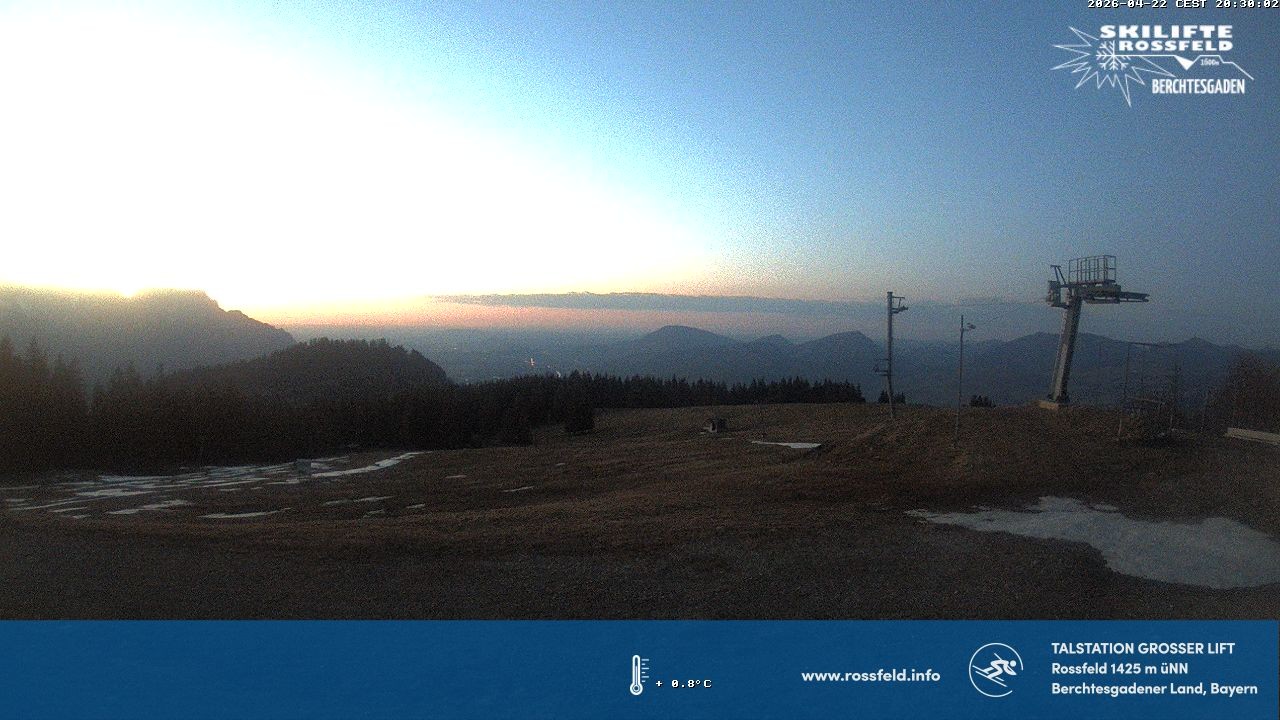 Archived image Webcam Rossfeld ski resort: Großer lift T-Bar