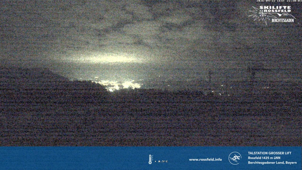 Archived image Webcam Rossfeld ski resort: Großer lift T-Bar