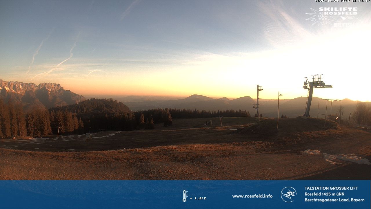 Archiv Foto Webcam Skigebiet Rossfeld: Großer Lift