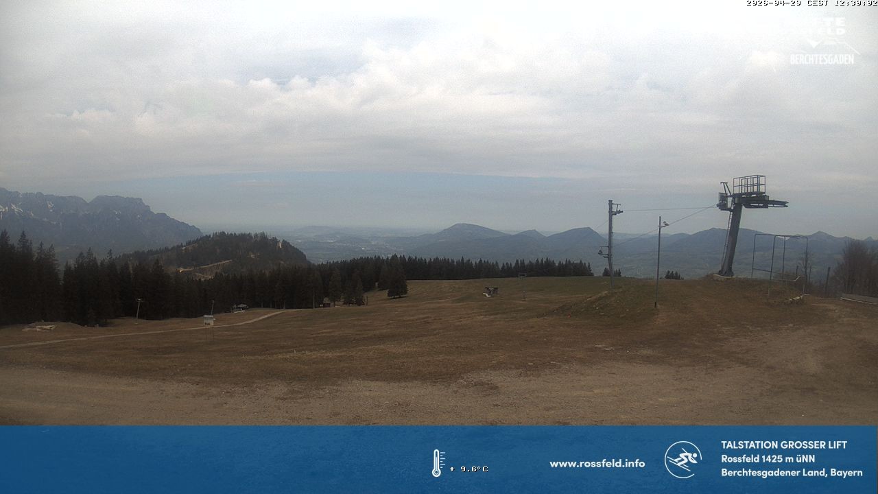 Archiv Foto Webcam Skigebiet Rossfeld: Großer Lift