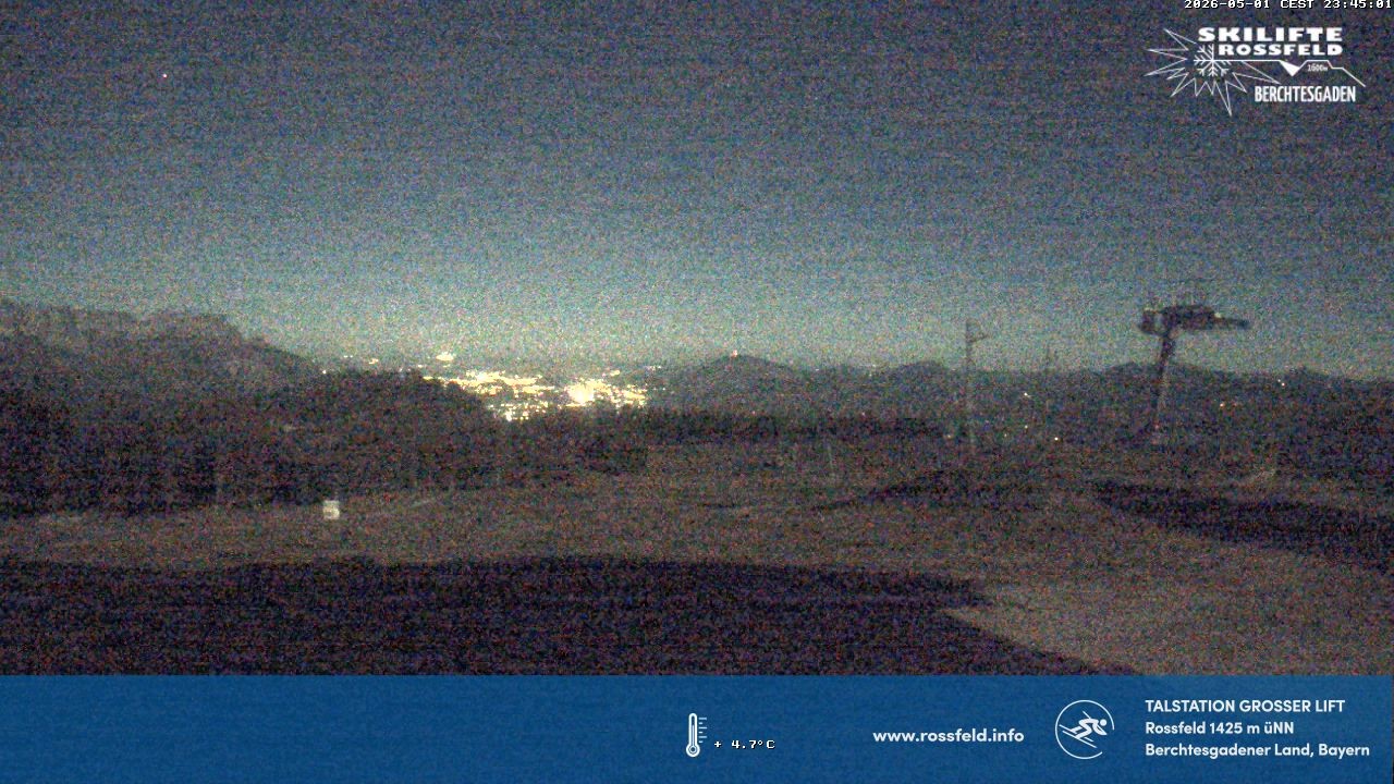 Archiv Foto Webcam Skigebiet Rossfeld: Großer Lift