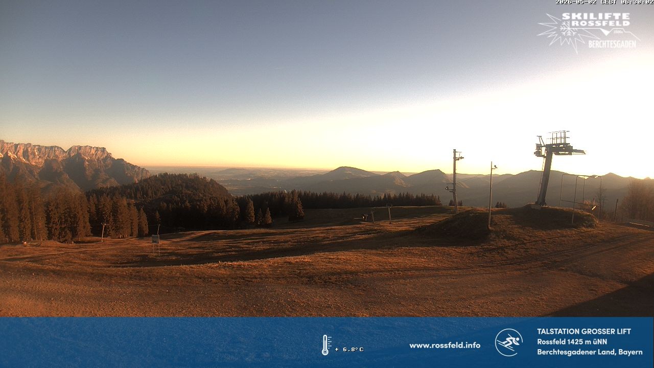 Archiv Foto Webcam Skigebiet Rossfeld: Großer Lift