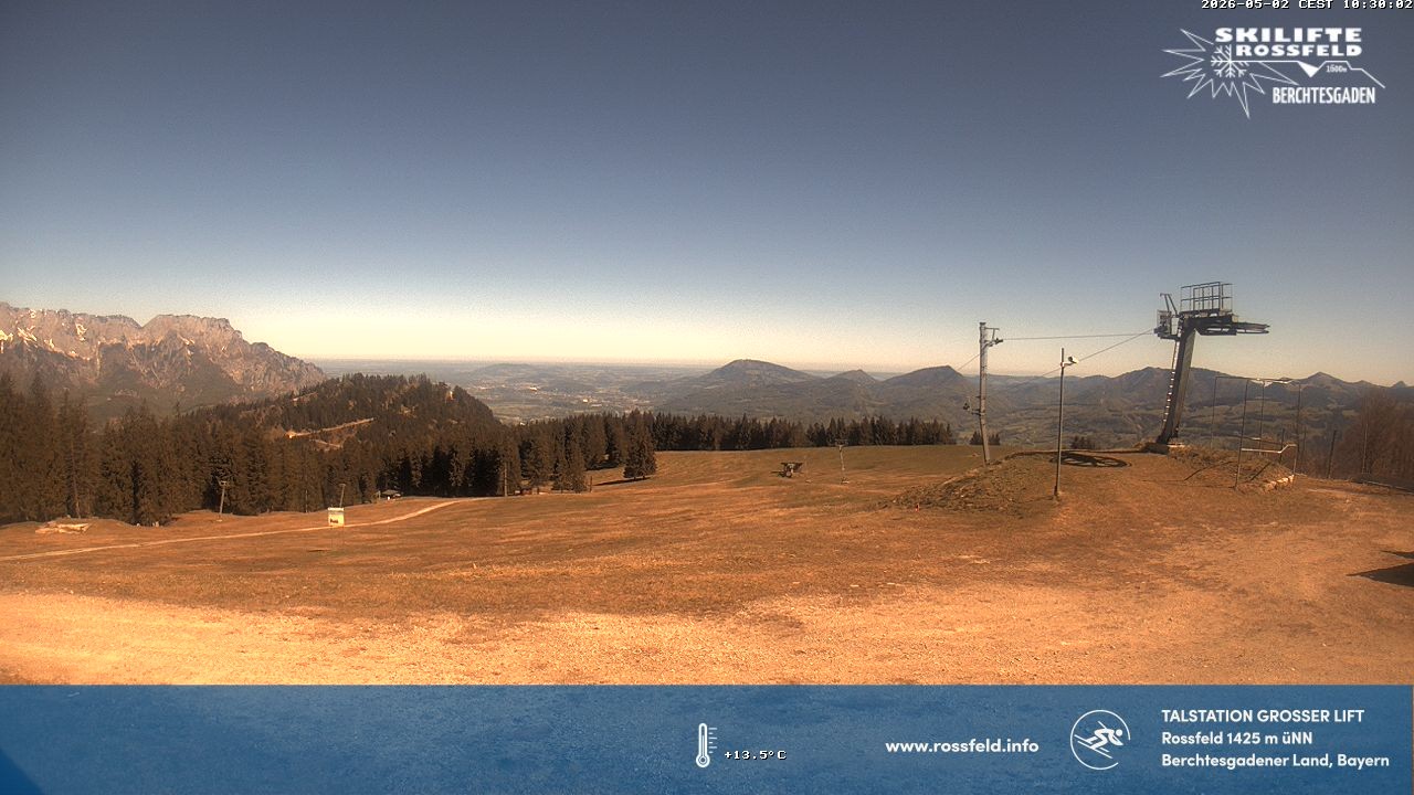 Archiv Foto Webcam Skigebiet Rossfeld: Großer Lift
