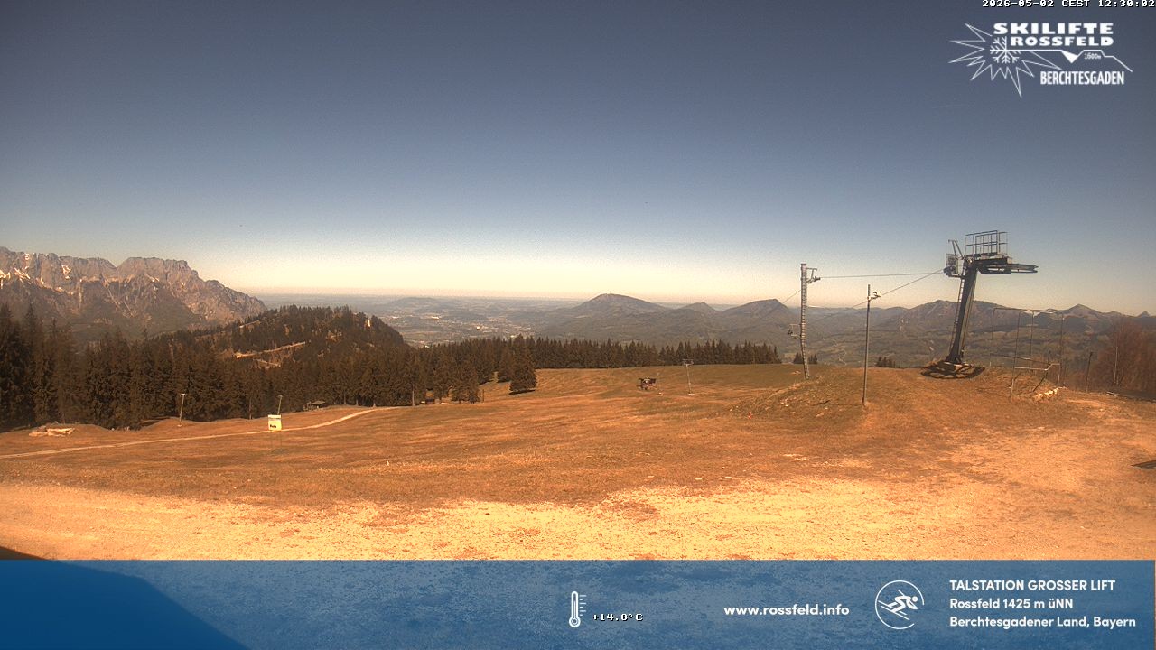Archiv Foto Webcam Skigebiet Rossfeld: Großer Lift