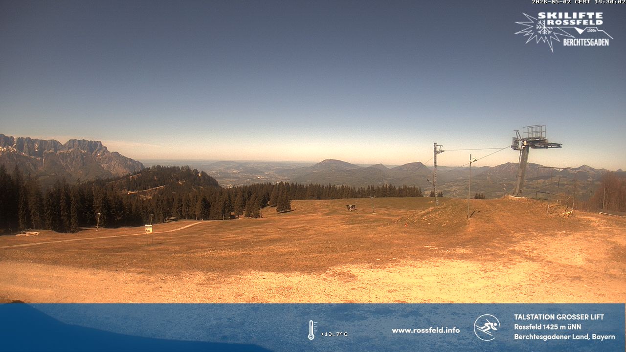 Archiv Foto Webcam Skigebiet Rossfeld: Großer Lift