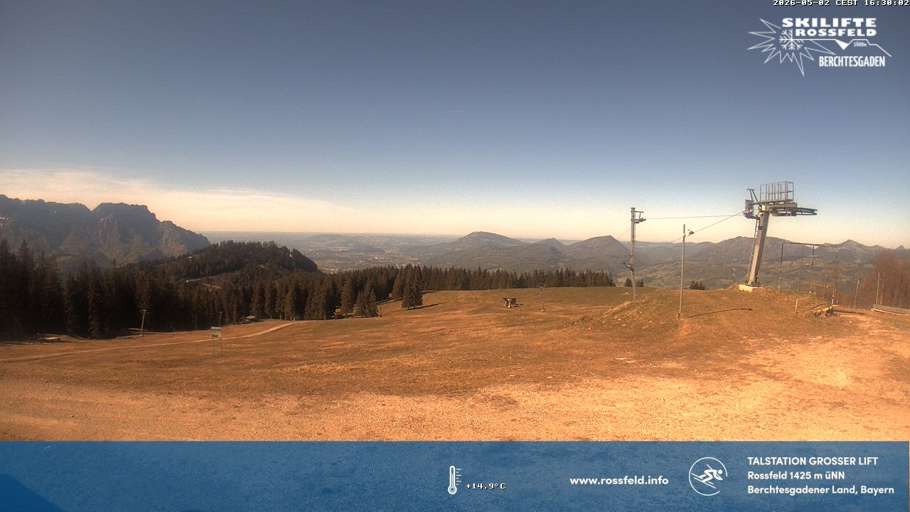 Archiv Foto Webcam Skigebiet Rossfeld: Großer Lift