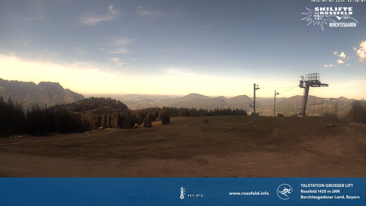 Archiv Foto Webcam Skigebiet Rossfeld: Großer Lift