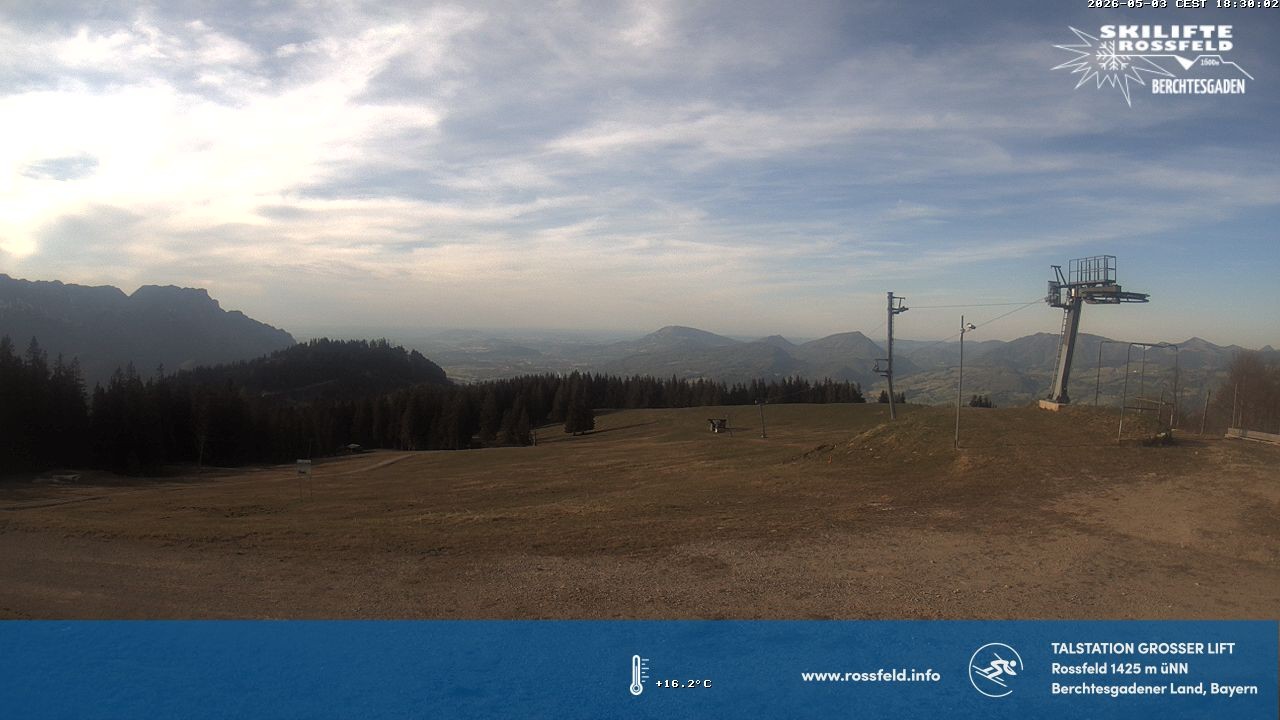 Archiv Foto Webcam Skigebiet Rossfeld: Großer Lift