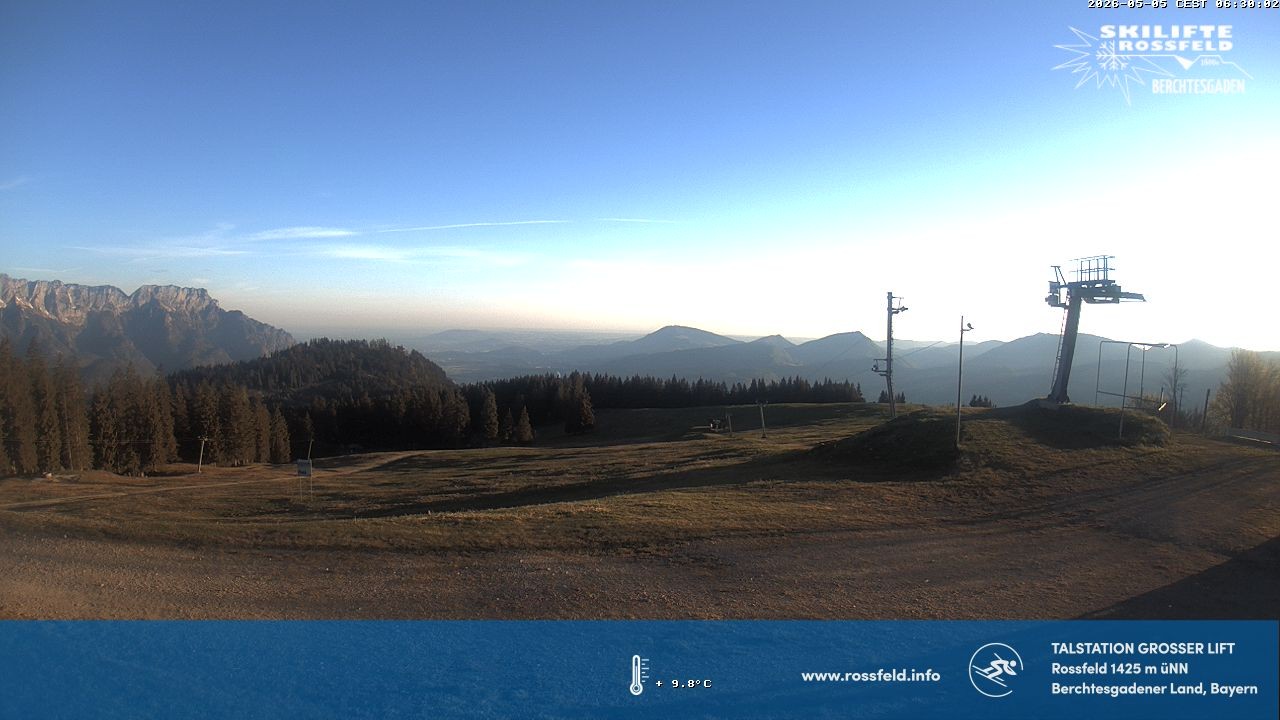 Archiv Foto Webcam Skigebiet Rossfeld: Großer Lift