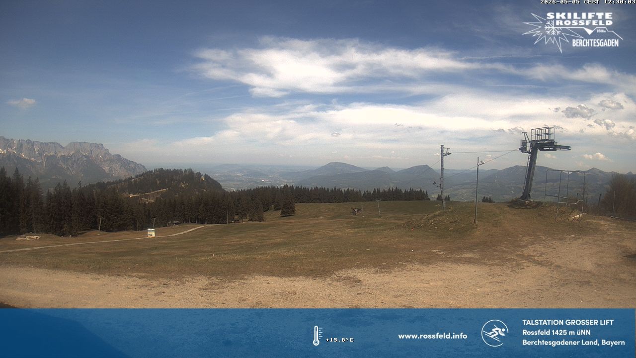 Archiv Foto Webcam Skigebiet Rossfeld: Großer Lift