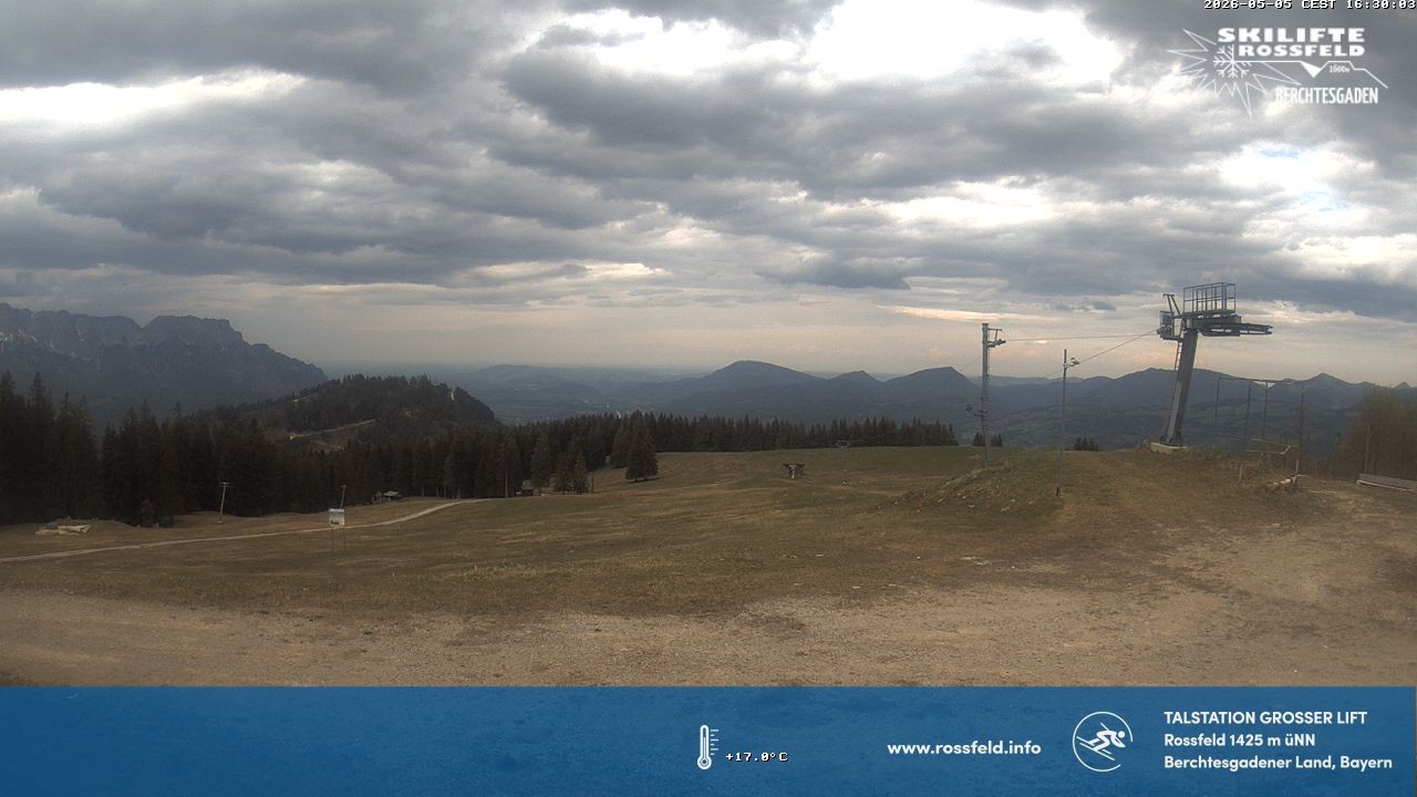 Archiv Foto Webcam Skigebiet Rossfeld: Großer Lift