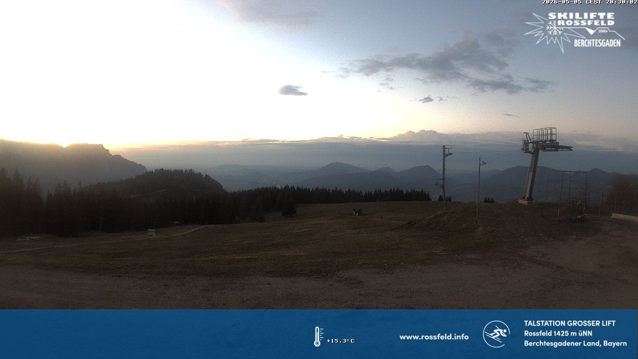 Archived image Webcam Rossfeld ski resort: Großer lift T-Bar