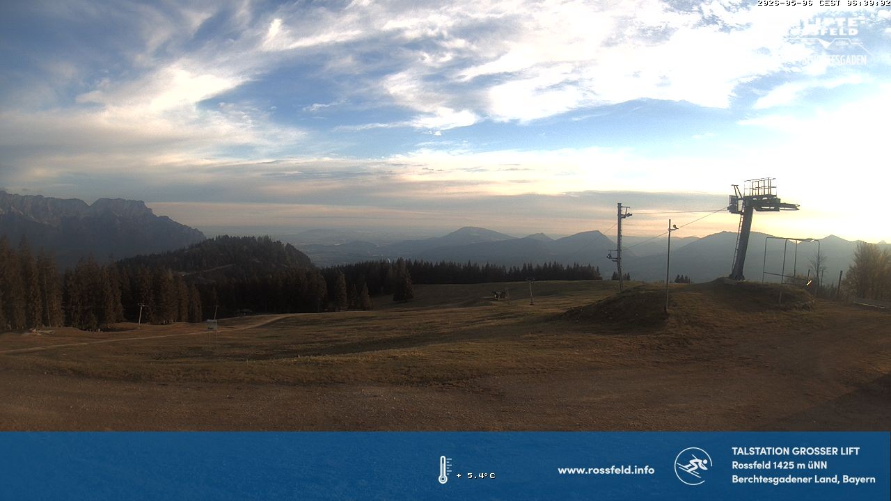 Archiv Foto Webcam Skigebiet Rossfeld: Großer Lift
