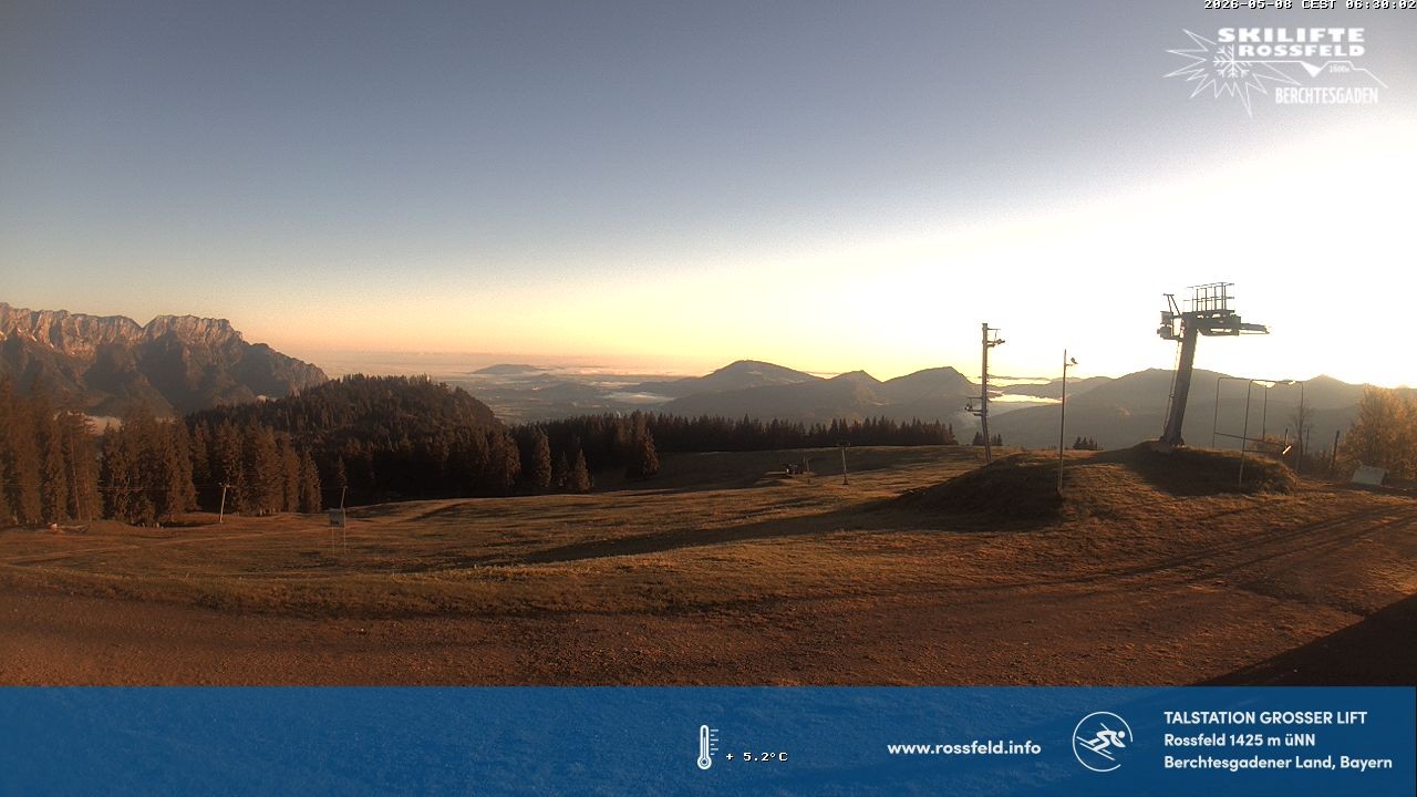 Archiv Foto Webcam Skigebiet Rossfeld: Großer Lift