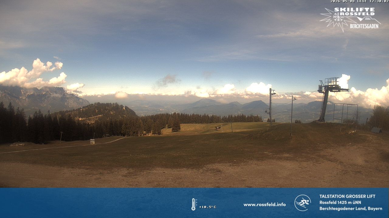 Archiv Foto Webcam Skigebiet Rossfeld: Großer Lift