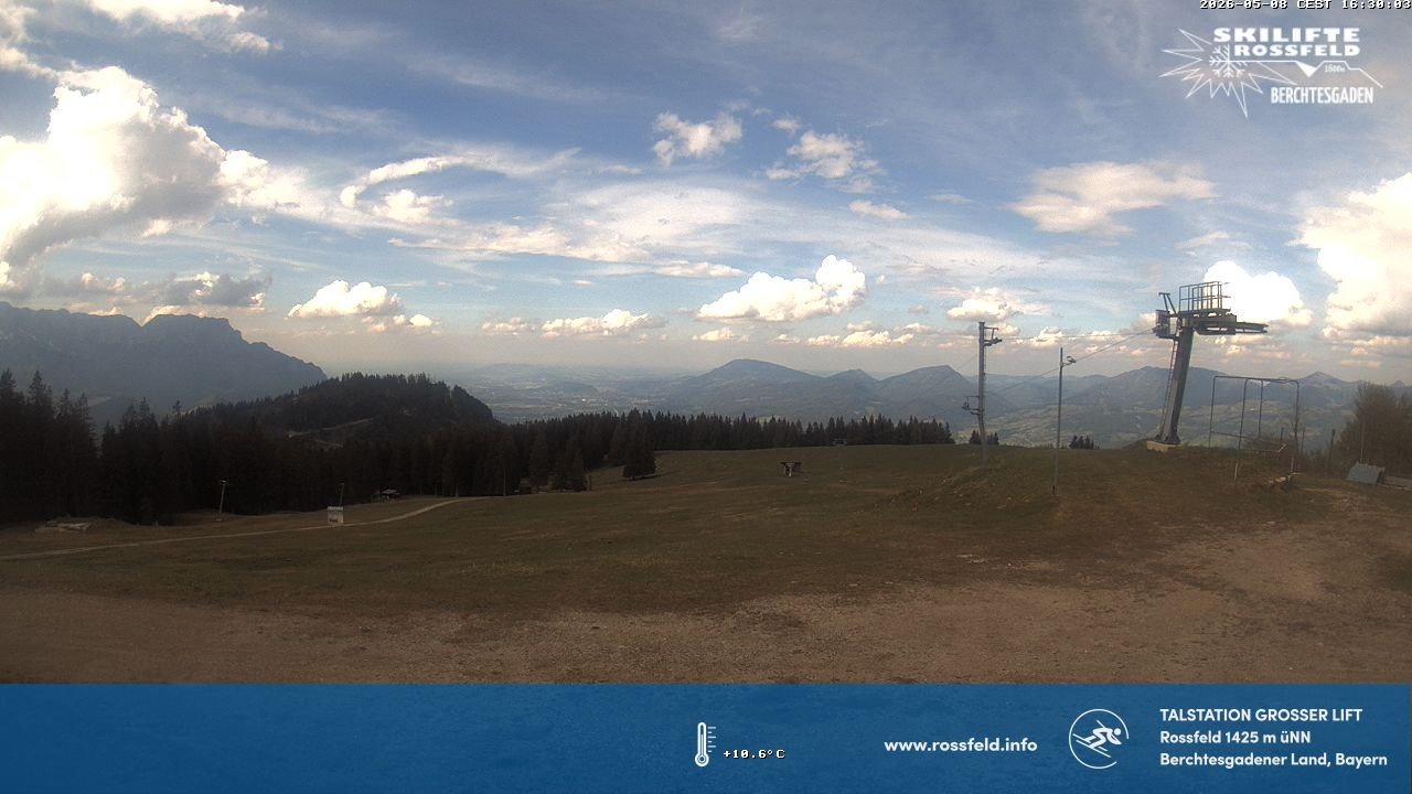 Archiv Foto Webcam Skigebiet Rossfeld: Großer Lift