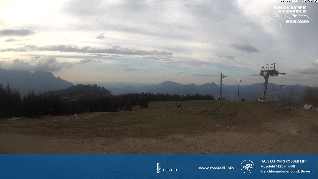 Archiv Foto Webcam Skigebiet Rossfeld: Großer Lift