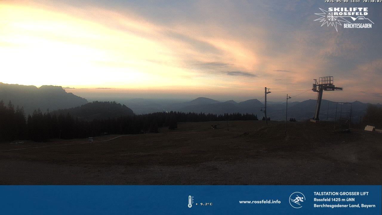 Archiv Foto Webcam Skigebiet Rossfeld: Großer Lift